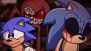 CHINELIN SONIC amp KNUCKLES RETAKE AND SONICDEMO CREEPYPASTA [upl. by Suryt]