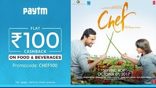 Chef → In Cinemas Now  Book Your Tickets On Paytm [upl. by Hctub268]