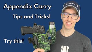 Need HELP with appendix carry  Try these tips for better comfort and concealment [upl. by Ggerk315]