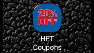 Harbor Freight Tools coupon app [upl. by Airyt]