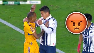 Momentos Antideportivos Tigres vs Rayados  Futbol Mexicano [upl. by Atilem]