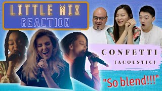 Little Mix Reaction Confetti Acoustic  Vocal Coach Reacts [upl. by Eylhsa]