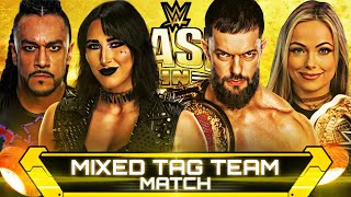 WWE 2K24  Rhea Ripley amp Damian Priest VS Liv Morgan amp Finn Balor  Tag Team Match  Bash in Berlin [upl. by Nibor]