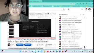 Módulo 10 Espacio abierto con tu asesor virtual de la semana 12 [upl. by Asamot]