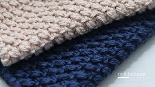 Macy Dishcloth Crochet Pattern [upl. by Manwell]