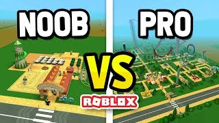 ROBLOX NOOB vs PRO in THEME PARK TYCOON [upl. by Margo]