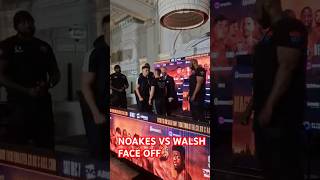 NOAKES VS WALSH FACE OFF paulsbentley queensberrypromotions [upl. by Suidualc]