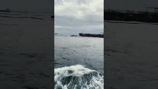 😳Unloading Cargo in the Middle of the Ocean – Inside a Secret Sea Base shorts [upl. by Solley]