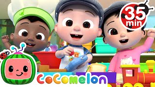 Down By The Station Song  More Nursery Rhymes amp Kids Songs  CoComelon [upl. by Courtnay634]