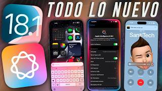 iOS 181  40 Cosas Nuevas y Como ACTIVAR y USAR Apple Intelligence [upl. by Maire]