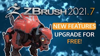 ZBrush 20217  Available Now FREE Upgrade to Existing Users [upl. by Rebecka706]