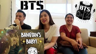 Vlog 51  FAMILY REACTS TO quotJungkook Being Bangtans Babyquot [upl. by Sirred]