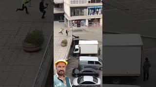 automobile keşfet police stuntcars ourchannel parkour storror funny [upl. by Bathelda]