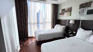 Tour a 2 bedroom suite at Marriott Executive Apartments  Panama City Finisterre [upl. by Annairoc718]