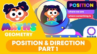 Position and Direction Part1  Geometry  Y1 Maths  FuseSchool Kids [upl. by Safier]