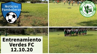 Entrenamiento Verdes FC Liga Premier Belice 12102020 [upl. by Aseena587]