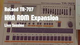 TR707 HKA ROM Expansion  TB303  RE303  ACID [upl. by Mahgem]