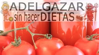 TOMATE FRITO CASERO  ADELGAZAR SIN HACER DIETAS [upl. by Elocon296]