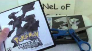 Pokemon Black AND White Unboxing Eng Version [upl. by Immac]