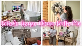 Whole House Clean With Me  Homewares Thrift Haul [upl. by Brian882]