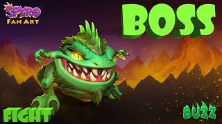 BUZZ dungeon BOSS  Spyro 3 Year of the Dragon 🎆 PS5 🎮 4K 60FPS [upl. by Carolyne]