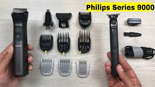 Philips MG953015  Multigroom 9000 Trimmer  OneBlade  Testing amp Review [upl. by Susanne]