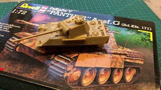 Building The Panther Tank Part 1 of 172 Panther from Revell [upl. by Hairehcaz]