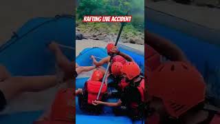 Rafting Live Accident 2024 ❤️ rafting risikesh ytshorts shorts [upl. by Harbard957]