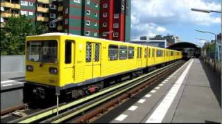 UBahn Berlin Züge der U12 HD [upl. by Friedrick291]