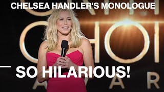 Chelsea Handlers Monologue Critics’ Choice Awards 2023 [upl. by Nawtna]