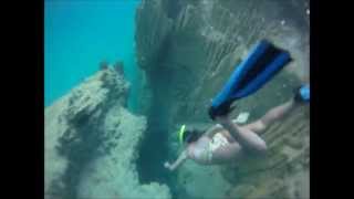 Freedive in Kayangan Lake and Barracuda Lake in Coron Palawan GOPRO [upl. by Silloc]