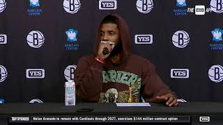 Kyrie Irving addresses backlash to his recent social media posts [upl. by Ylrak]