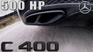 Mercedes C400 30 V6 BiTurbo 500 HP GAD Custom EXHAUST Sound by AutoTopNL [upl. by Aramas97]