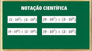 NOTAÇÃO CIENTÍFICA MULTIPLICAÇÃO E DIVISÃO EXPLICADAS [upl. by Enilegnave217]