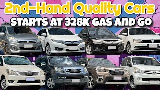 Lst of 2ndHand Quality Car in the Philippines Starts at 328K Gas and Go Ready to Use [upl. by Anerdna]