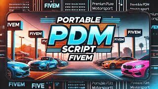 🚗 Portable PDM Script for FiveM  Manage Car Dealership Anywhere  MJ DEV [upl. by Yarazed]