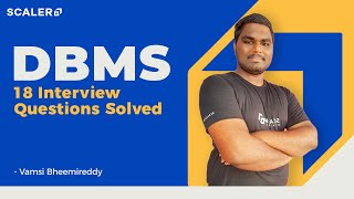 DBMS Interview Questions and Answers Solved Step by Step  Database Management System Tutorial [upl. by Neslund]