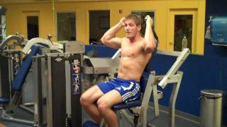 How To Abdominal Crunch Hammer Strength [upl. by Sanders349]