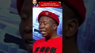 I am not scraed scared of white people  Julius Malema [upl. by Ynatil]