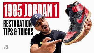 2000 Original 1985 Air Jordan 1 Restoration Tips and Tricks [upl. by Rehpotsirh823]