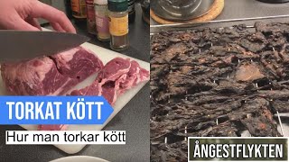 Hur man gör torkat kött  beef jerky till vandring [upl. by Alcinia]