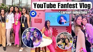 My YouTube FANFEST Experience😍🧿  Mridul Sharma [upl. by Essirahs]