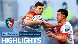 Leicester v Harlequins  HIGHLIGHTS  Tight Battle at a Packed Welford Road  Premiership 202122 [upl. by Donnie]