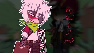 My Head Is A Jungle  TW🩸PINK BLOOD  SCARS  EburneanTommy AU Made by Blubluby  Gacha DSMP [upl. by Dlaniger482]