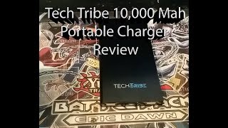 Tech Tribe Razor Portable Charger 10000mAh Power Bank  Opening and Review [upl. by Enoval]