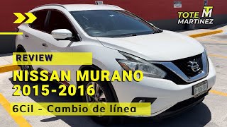 Nissan Murano 20152016  Review  Tote Martínez [upl. by Ekenna56]