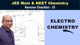 Electrochemistry  Revision Checklist 25 for JEE amp NEET Chemistry [upl. by Narok]