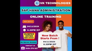 HA200 SAP HANA ADMINISTRATION [upl. by Troy43]