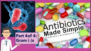 Antibiotics Made Simple  Part 4 Gramnegatives Learn all about antibiotic therapy [upl. by Favata]