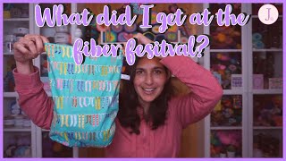 Handwerkbeurs Gent Fiber Festival Haul Video [upl. by Demitria]